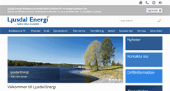 Desktop Screenshot of ljusdalenergi.se
